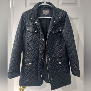 Cole Haan Quilted Black Jacket